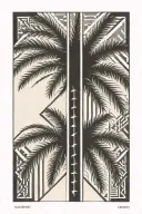 palm tree, rectangular tattoo design idea