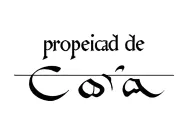 write "propiedad de" in small letters and "Cova" in big letters graffiti inspired letters as a cattle brand  tattoo design idea