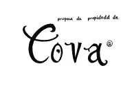 write "propiedad de" in small letters and "Cova" in big letters graffiti inspired letters as a cattle brand  tattoo design idea