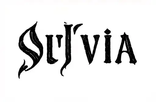 "Sylvia" tattoo design idea