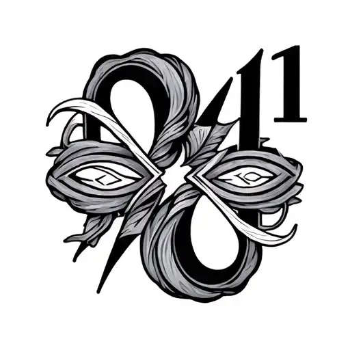 1991 Roman Numerals tattoo design idea