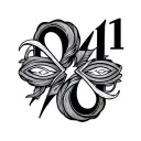 1991 Roman Numerals tattoo design idea