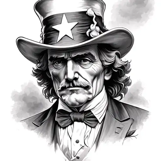 Uncle Sam tattoo design idea