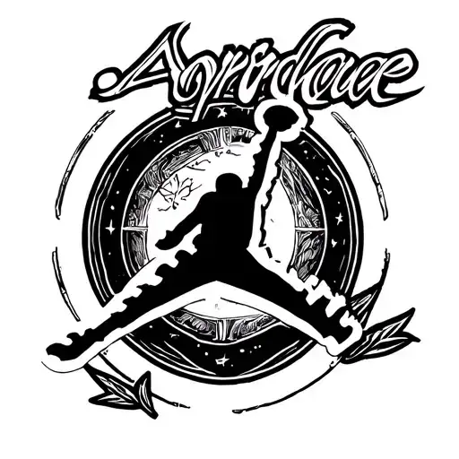 logo jordan tattoo design idea