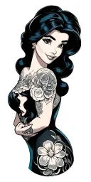 All disney characters tattoo design idea