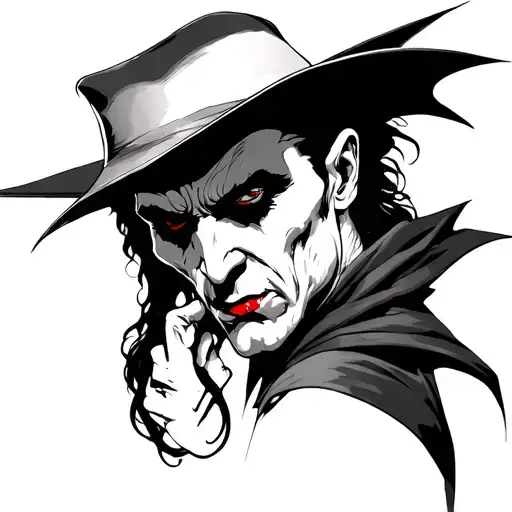 Vampire Hunter D tattoo design idea