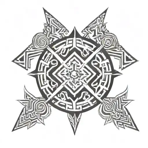 filipino tribal tatoo with electrical tattoo design idea
