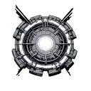 arc reactor arc tattoo design idea