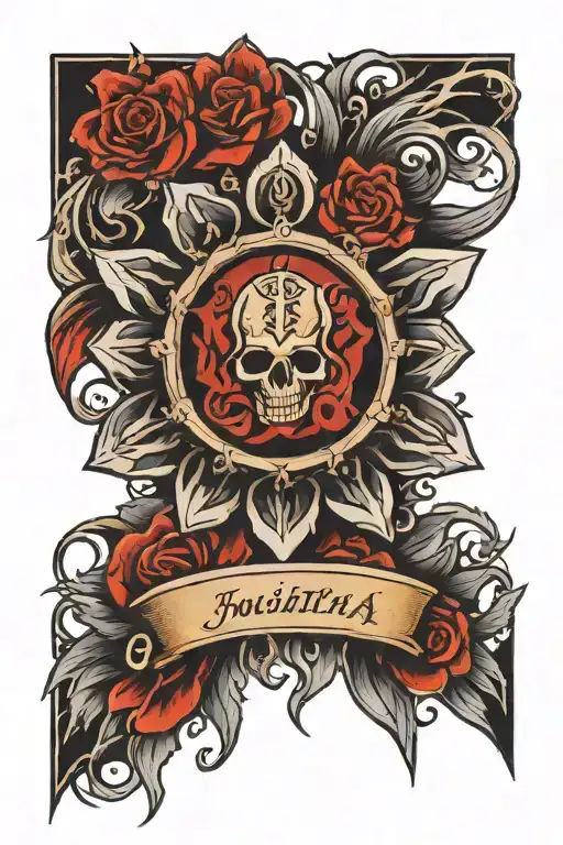 Inquisitorial rosette tattoo design idea