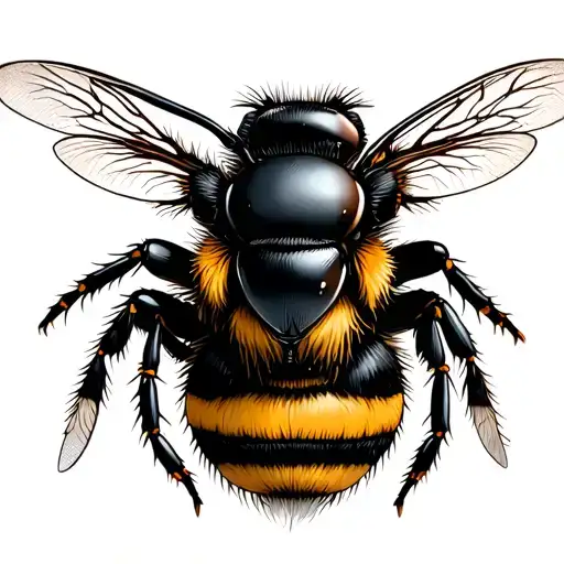 Killer Bee tattoo design idea