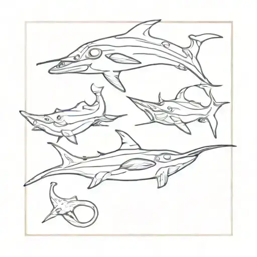 stingrays as the neda symbol  tattoo design idea