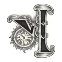 2003 Roman Numerals tattoo design idea