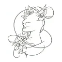 cover up for 2001 birth year tattoo design idea