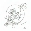 cover up for 2001 birth year tattoo design idea