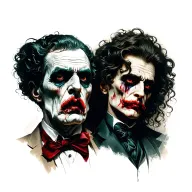 jekyll and hyde  tattoo design idea