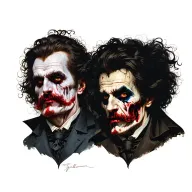 jekyll and hyde  tattoo design idea