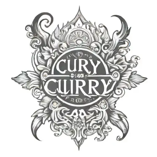 logo curry brandt tattoo design idea