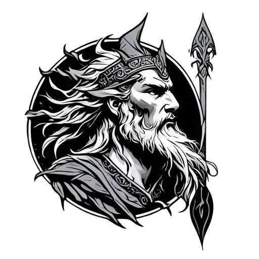 norse mythology inspired tattoo tattoo design idea