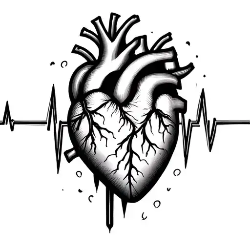 Srinivas with heart beat forearm tattoo design tattoo design idea