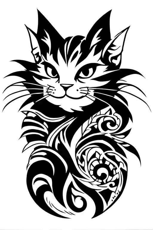 CHESHIRE CAT ALICE AND WONDERLAND tattoo design idea