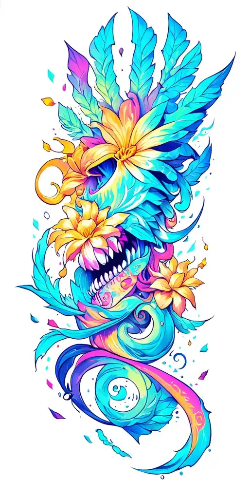 gaming symbols tattoo design idea