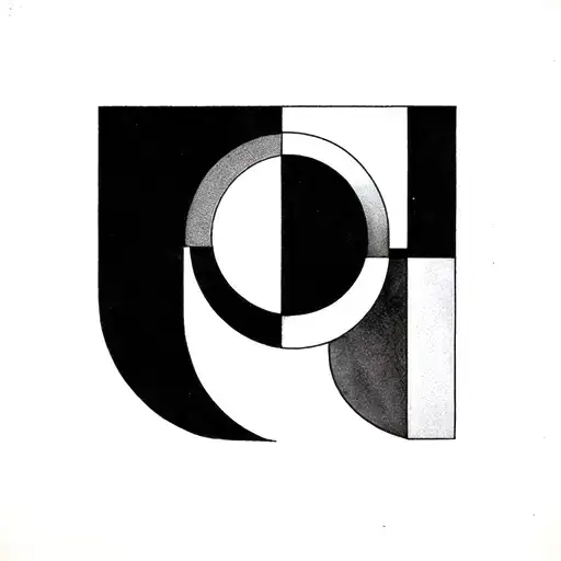 Bauhaus tattoo design idea