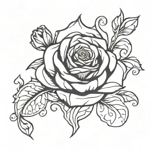black and/or red, dark themes, like addams family or tim burton's films, beauty and the beast. Fine line or patch work.  tattoo design idea
