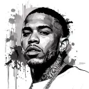Chris Brown tattoo design idea