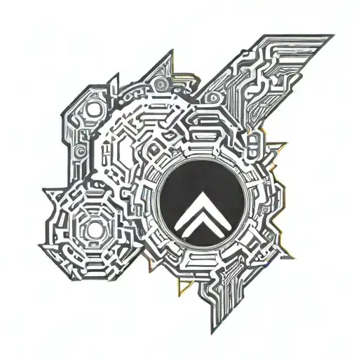 Cyberpunk 2077 tattoo design idea