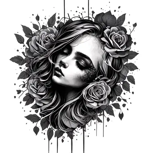 The girl i loved the most broke my heart my feelings and she didn't even hesitate to cut me off so I want you to design  tattoo design idea