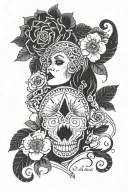 One day at a time tattoo design idea