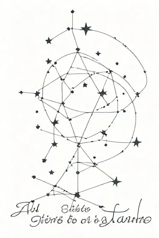 All of the stars have a reason A reason to shine, a reason like mine with stars from a Gemini constellation  tattoo design idea