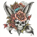 No regrets  tattoo design idea