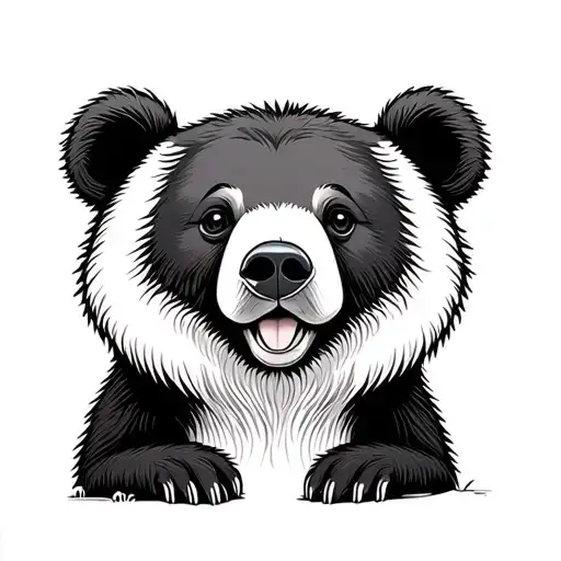 Mama Bear Baby Bear tattoo design idea