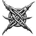 Witches Knot tattoo design idea