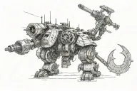 warhammer 40k universe tattoo design idea