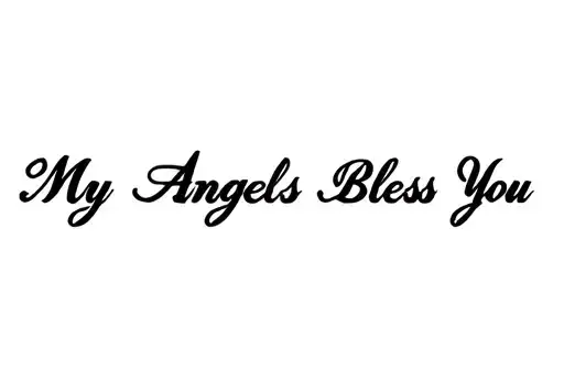 "My Angels Bless You" No Trust No Love tattoo design idea
