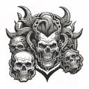 strong humble guy tattoo design idea