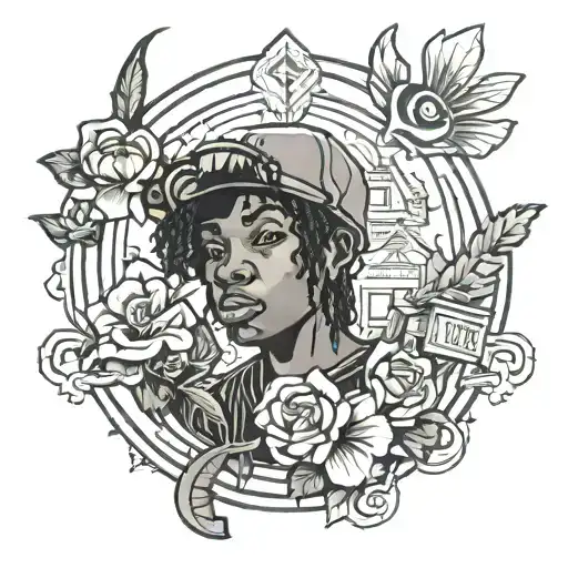 Representation of growing up in Detroit ghetto   tattoo design idea
