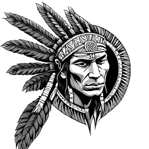 Shaka Zulu tattoo design idea