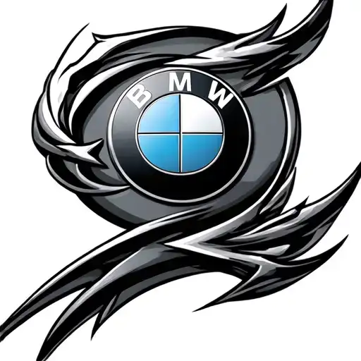 bmw logo tattoo design idea