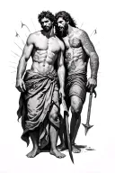 David vs Goliath tattoo design idea