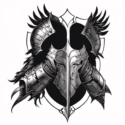 armor of god ephesians 6:10 18 tattoo design idea
