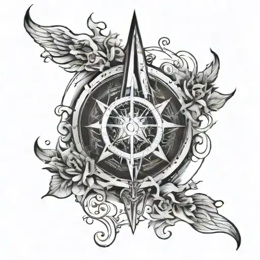 arcane vi and percy jackson tattoo design idea