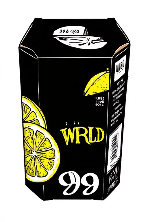 "999, Juice WRLD" lyrical lemonade carton lean tattoo design idea
