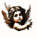 cherub tattoo design idea