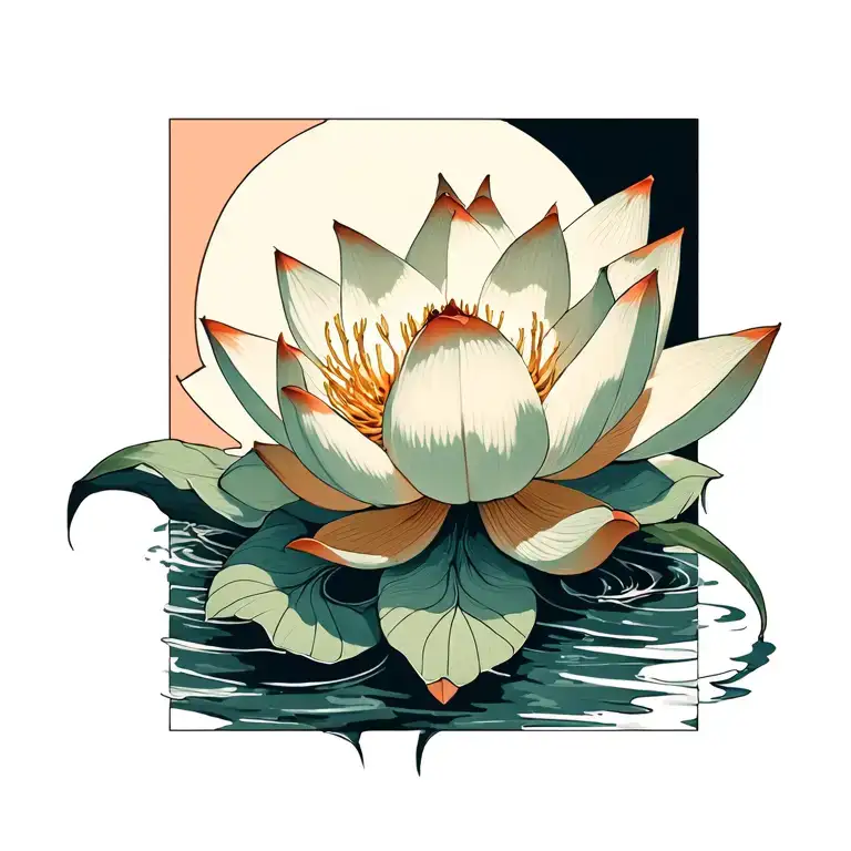 Lotus tattoo design idea