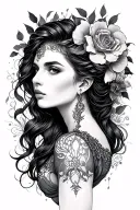 Tyche tattoo design idea