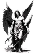 Raphael Archangel tattoo design idea