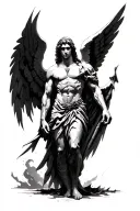 Raphael Archangel tattoo design idea